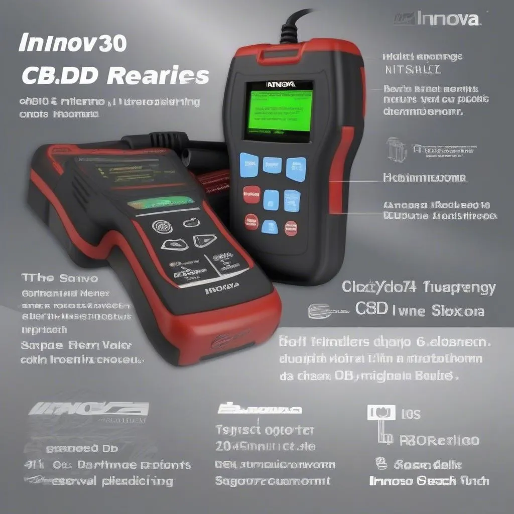 Innova 3020 and 3030 OBD Code Readers for European Cars