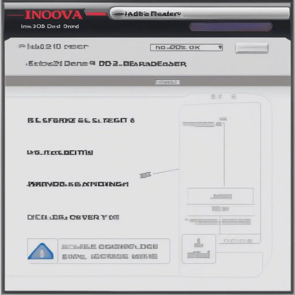 innova 3100 OBD2 code reader dashboard