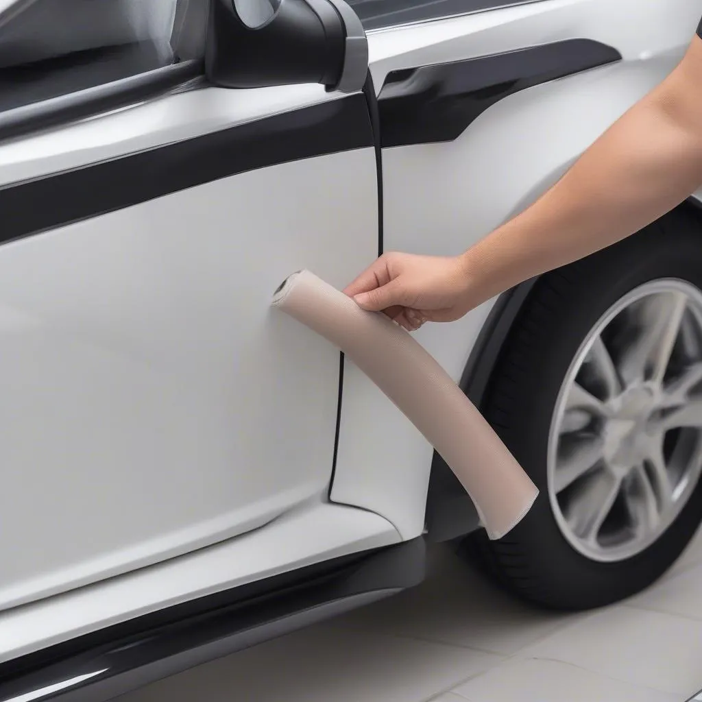 Installing Car Door Edge Protector