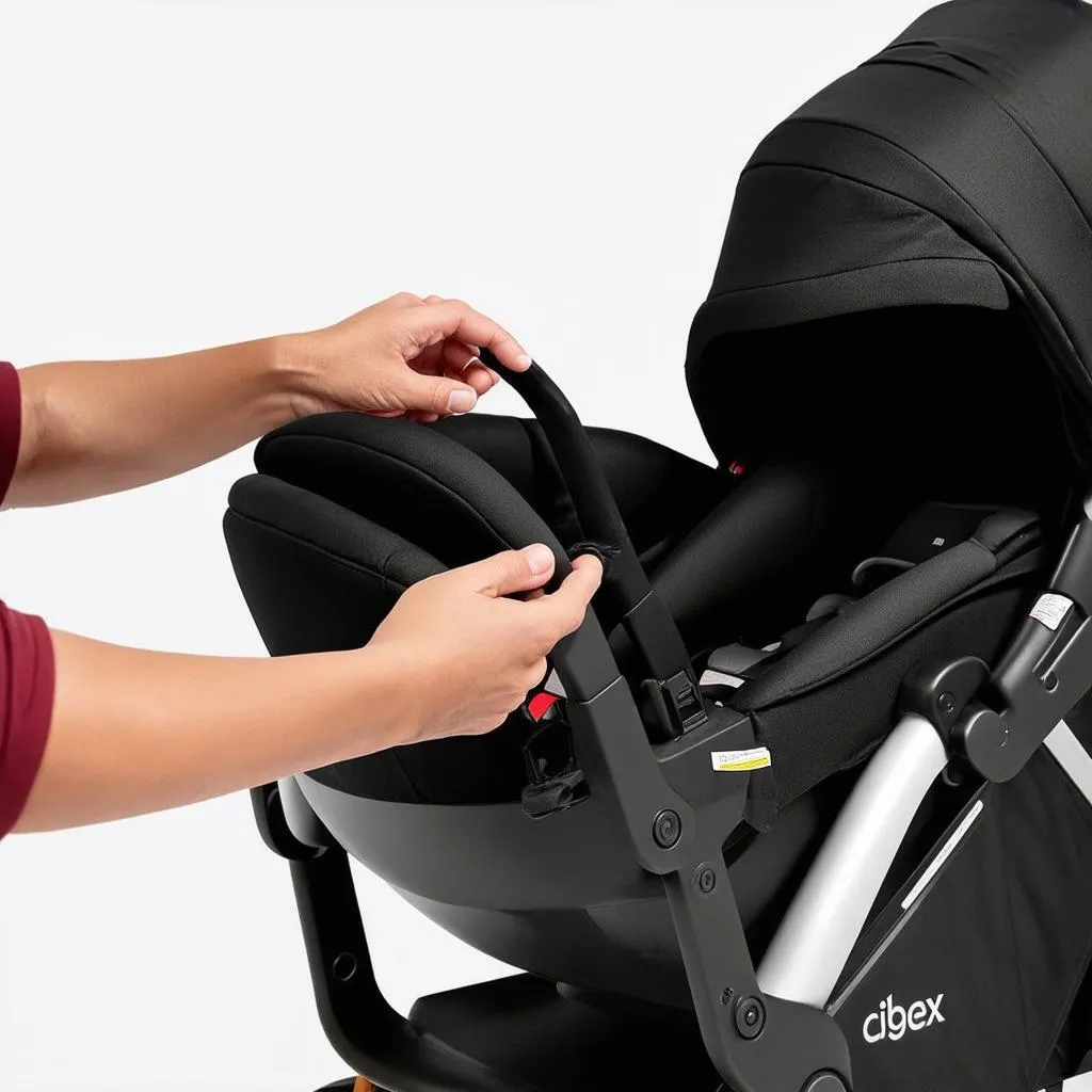 Installing Cybex Car Seat with Adapter