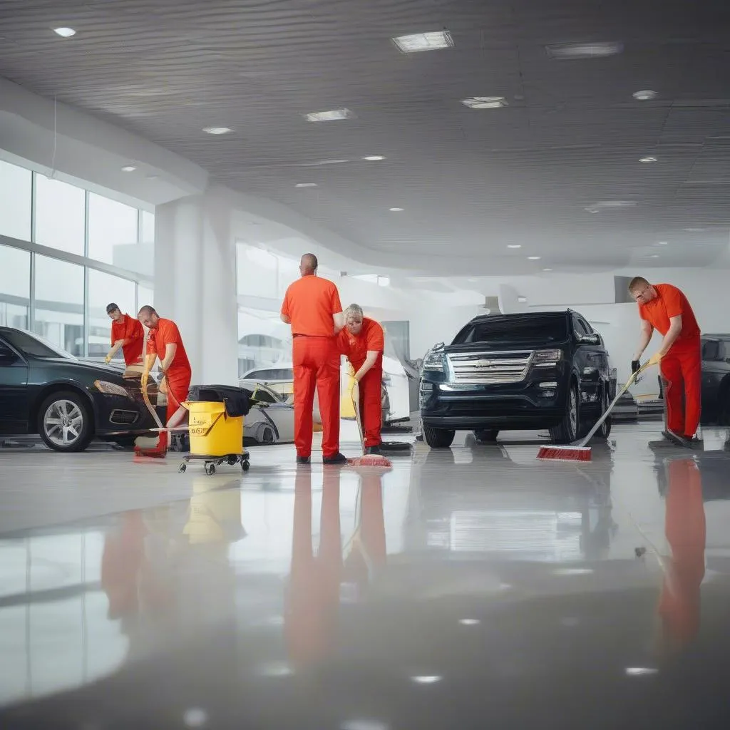 Car Dealership Janitorial Services: Keeping Your Business Spotless