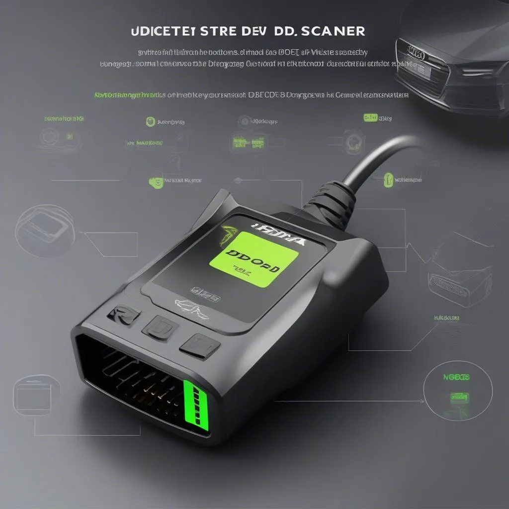 JDiag OBD Scanner in Use