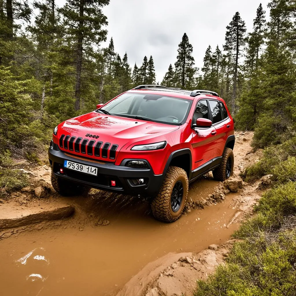 Jeep Cherokee Off-Roading