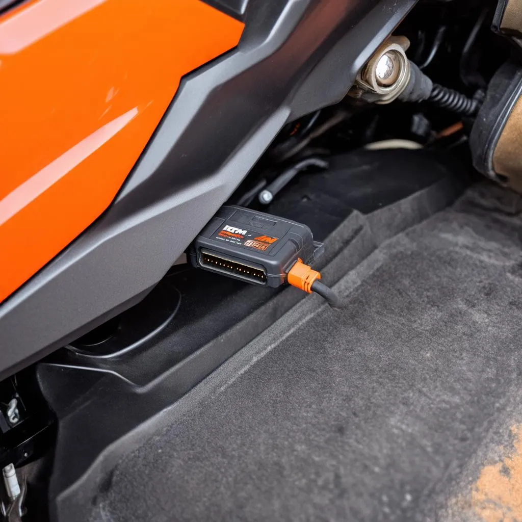 Ktm 1090 Obd connector location