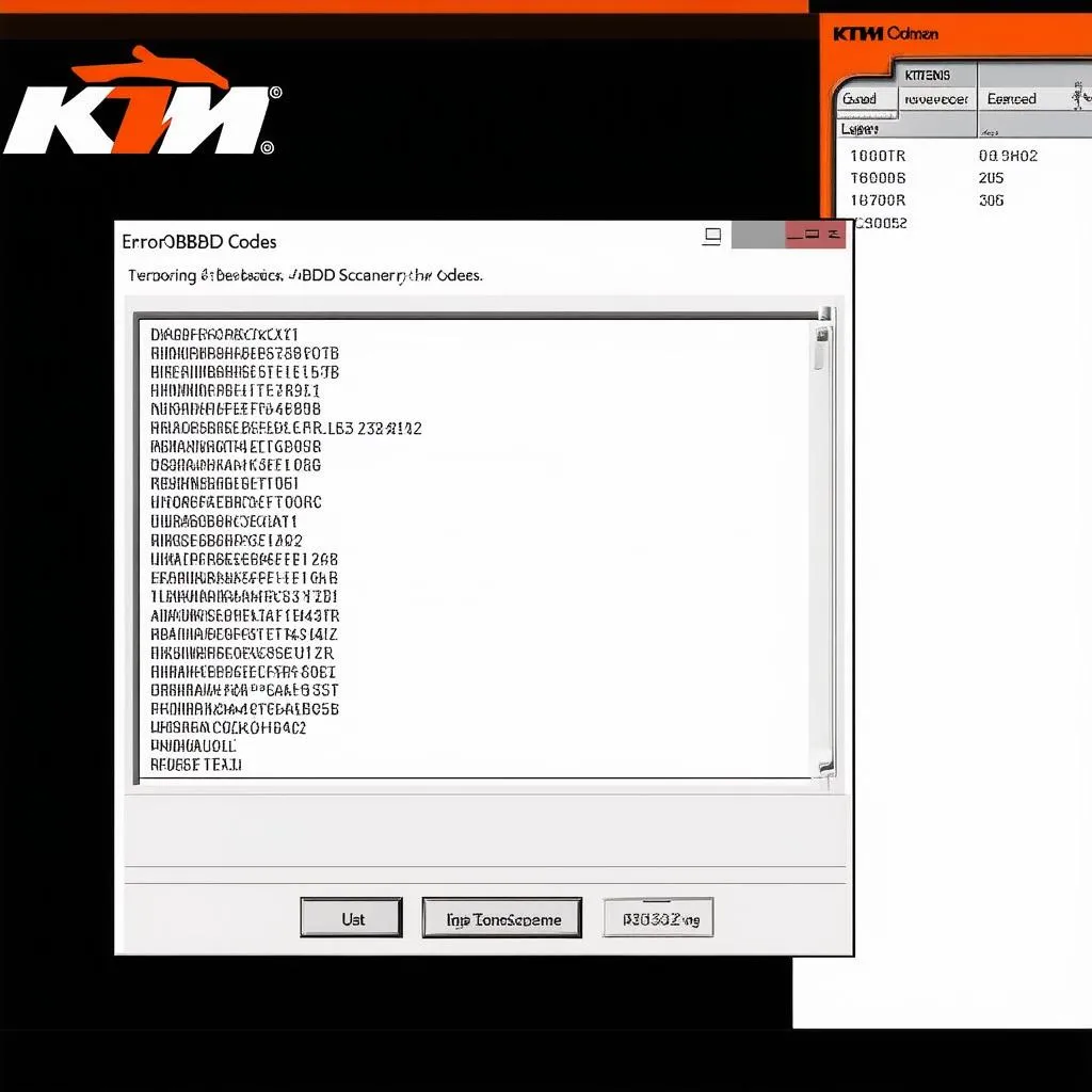 KTM Duke OBD Codes