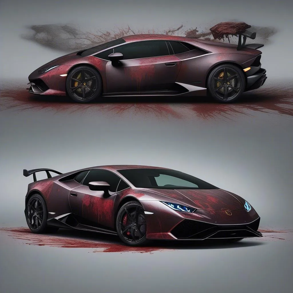 Lamborghini Huracán with Zombie Car Wrap