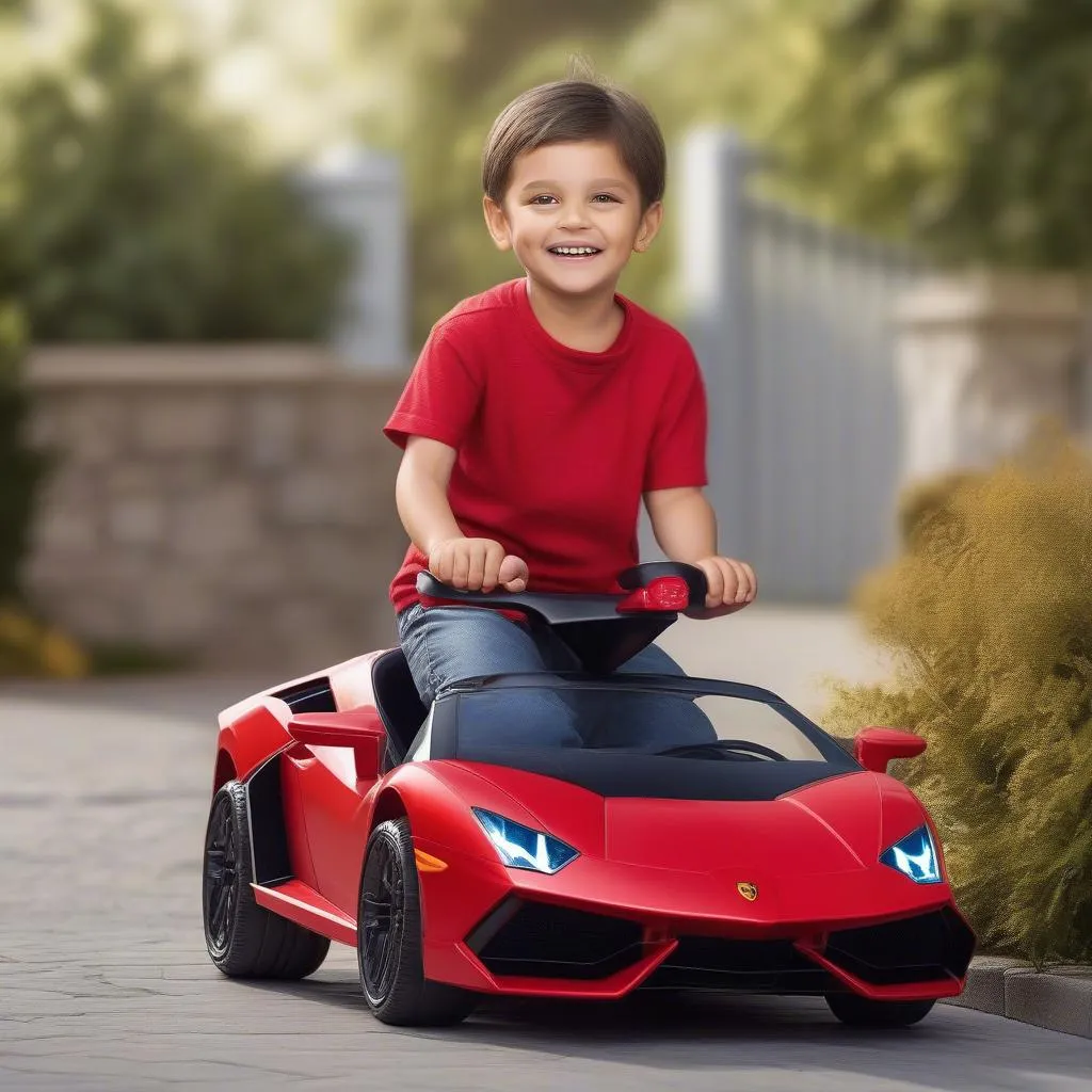 Lamborghini Kid Car With Remote