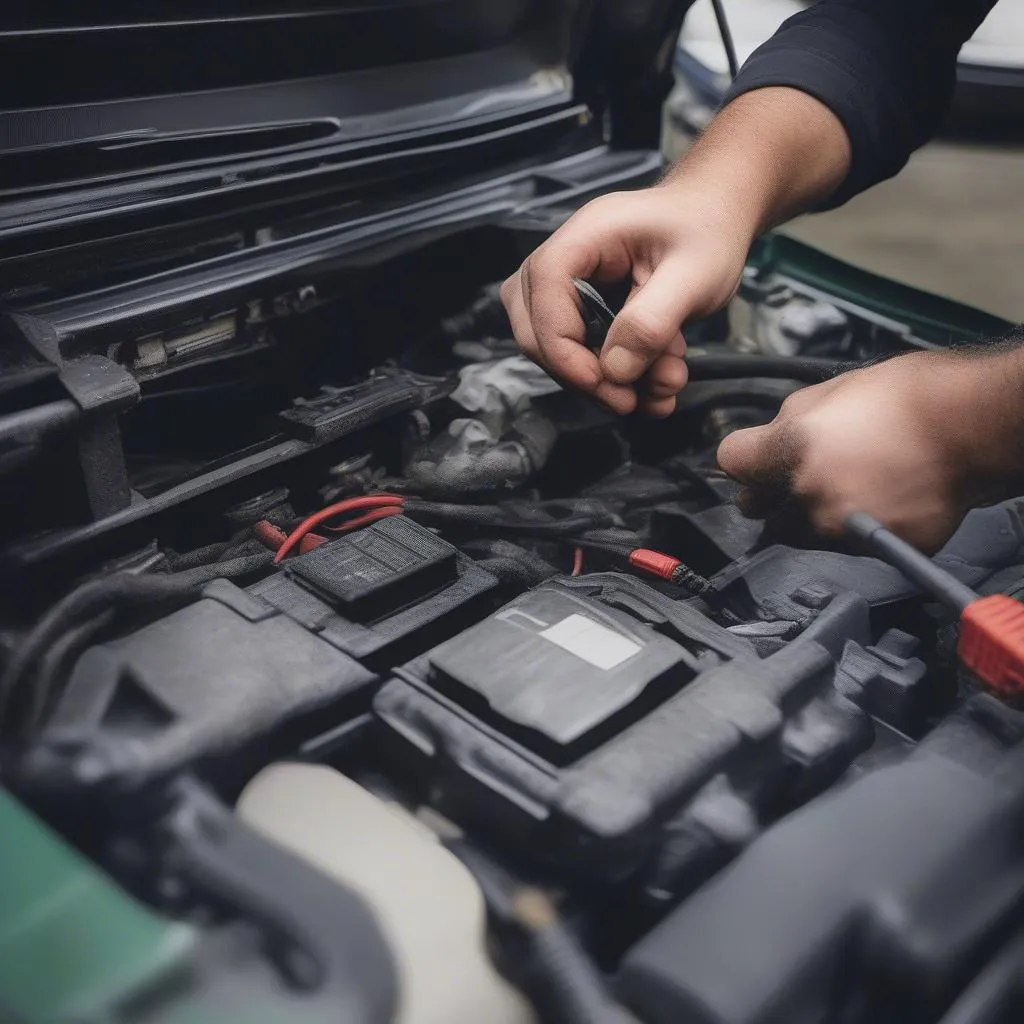 Replacing a faulty OBD port on a Land Rover