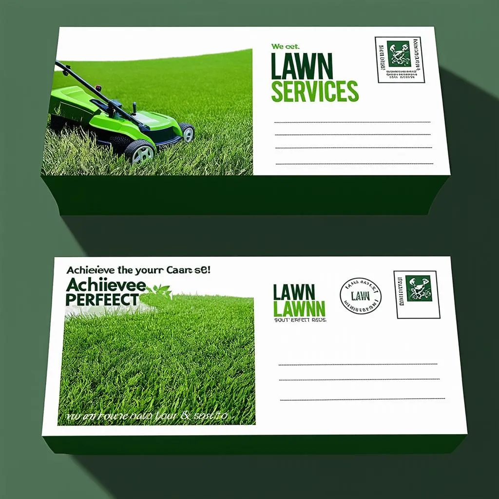 Lawn Care Postcards: A Green Thumb’s Guide to Direct Mail Marketing