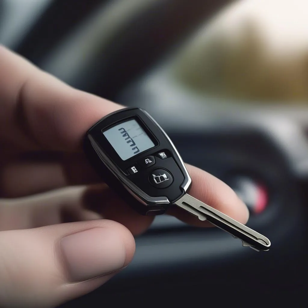 Modern LCD Car Key with Display