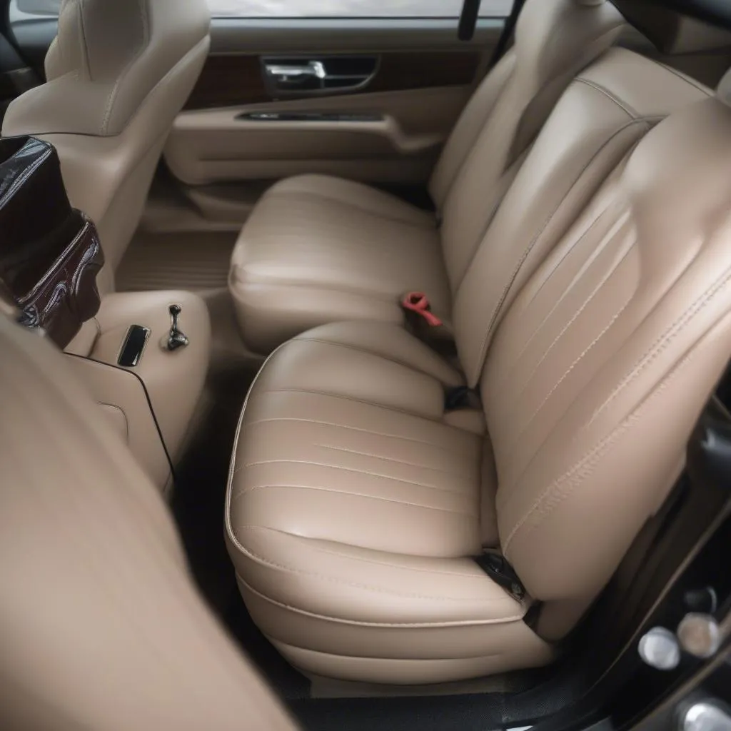 Leather Car Interior Cleaning