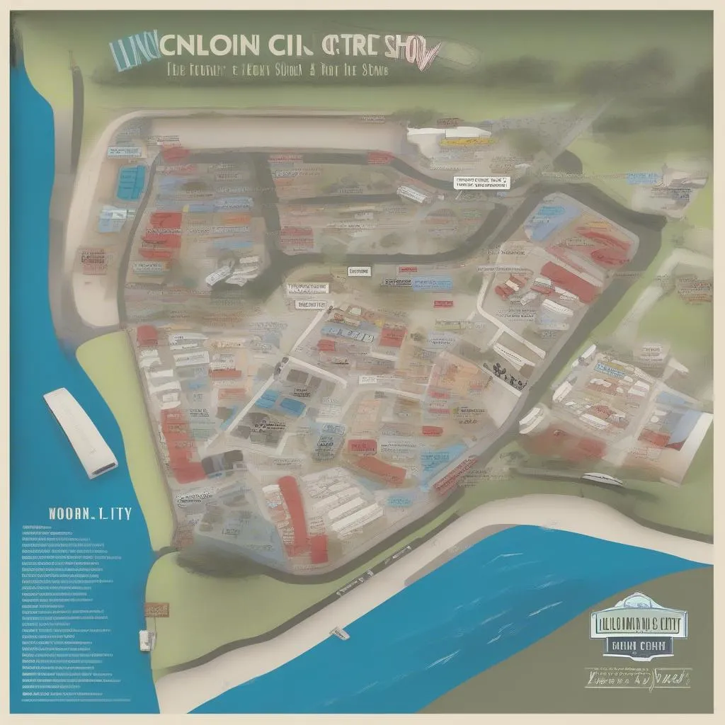 Lincoln City Car Show Map