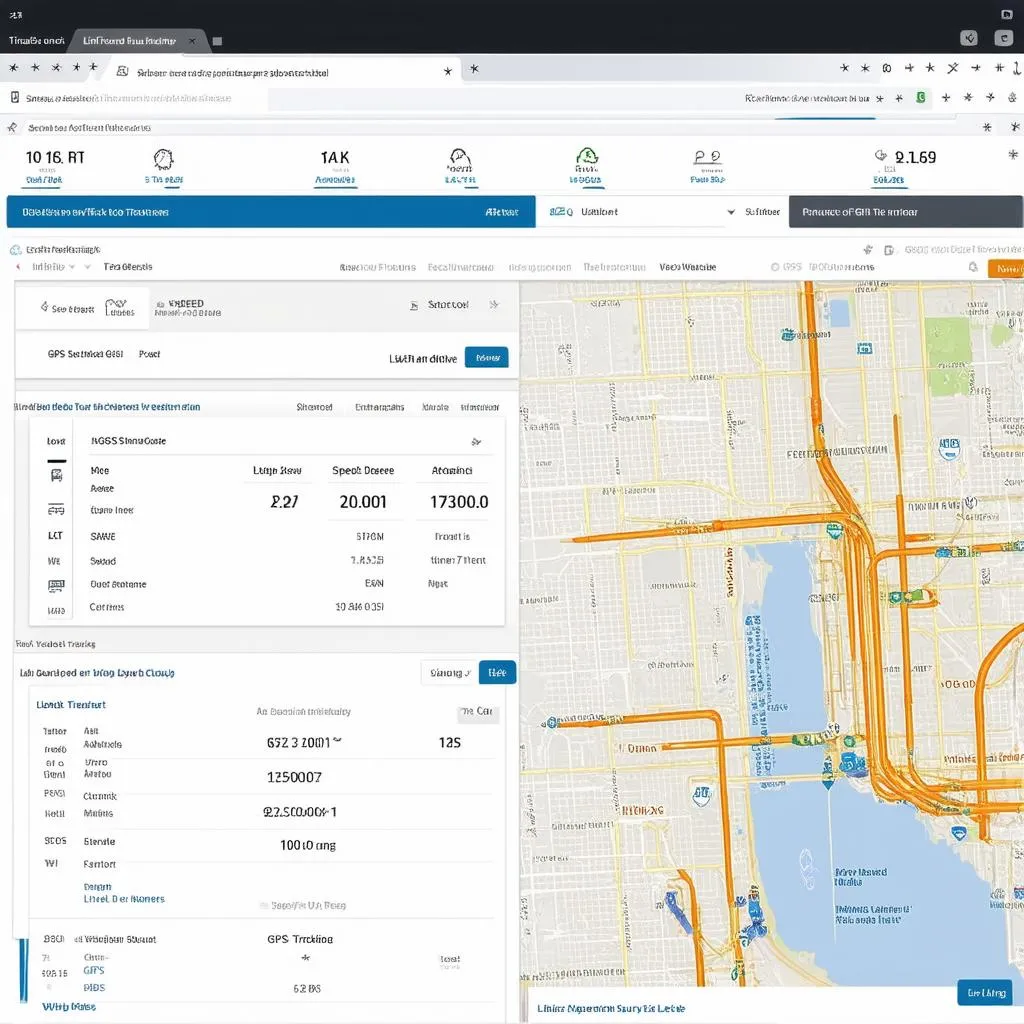 GPS tracking software dashboard