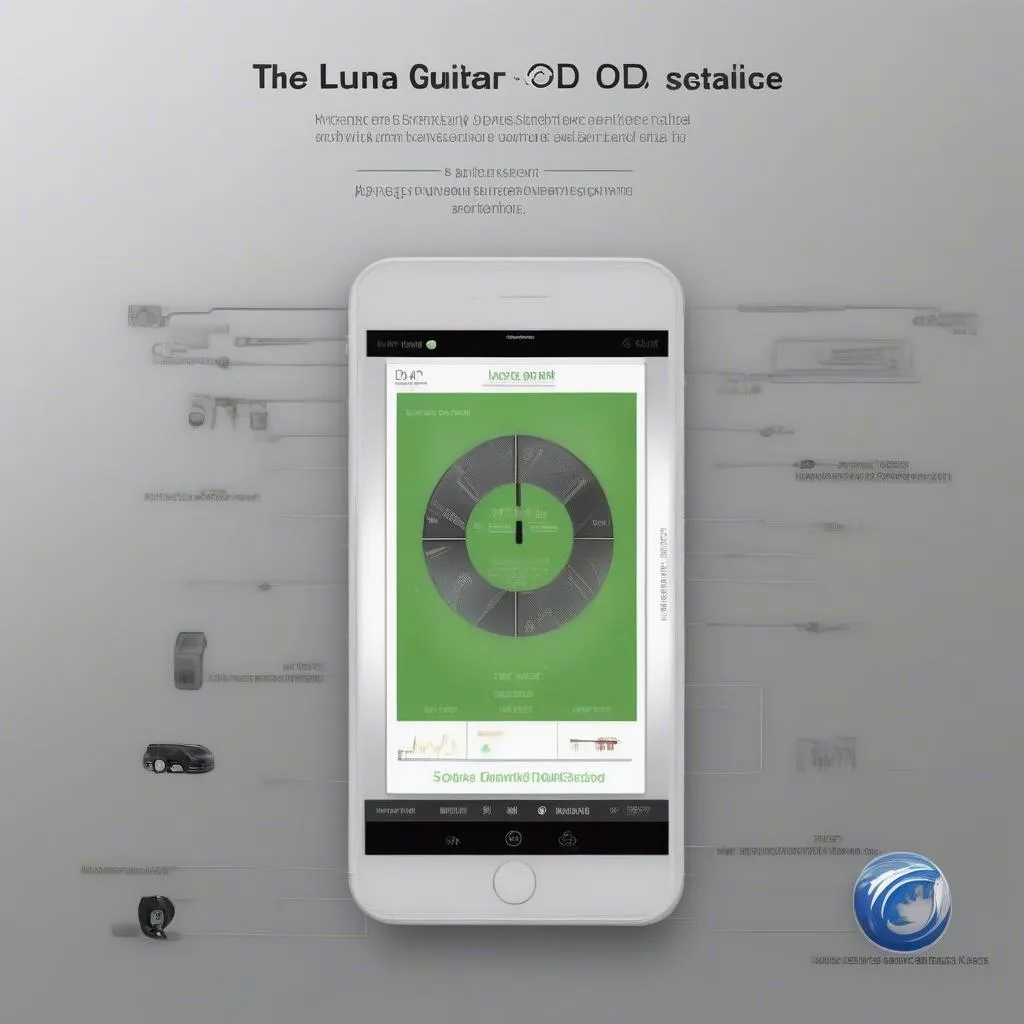 Luna Guitar Model OBD ECL Software Interface