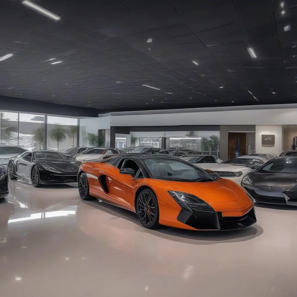 Luxury car dealership in Phoenix