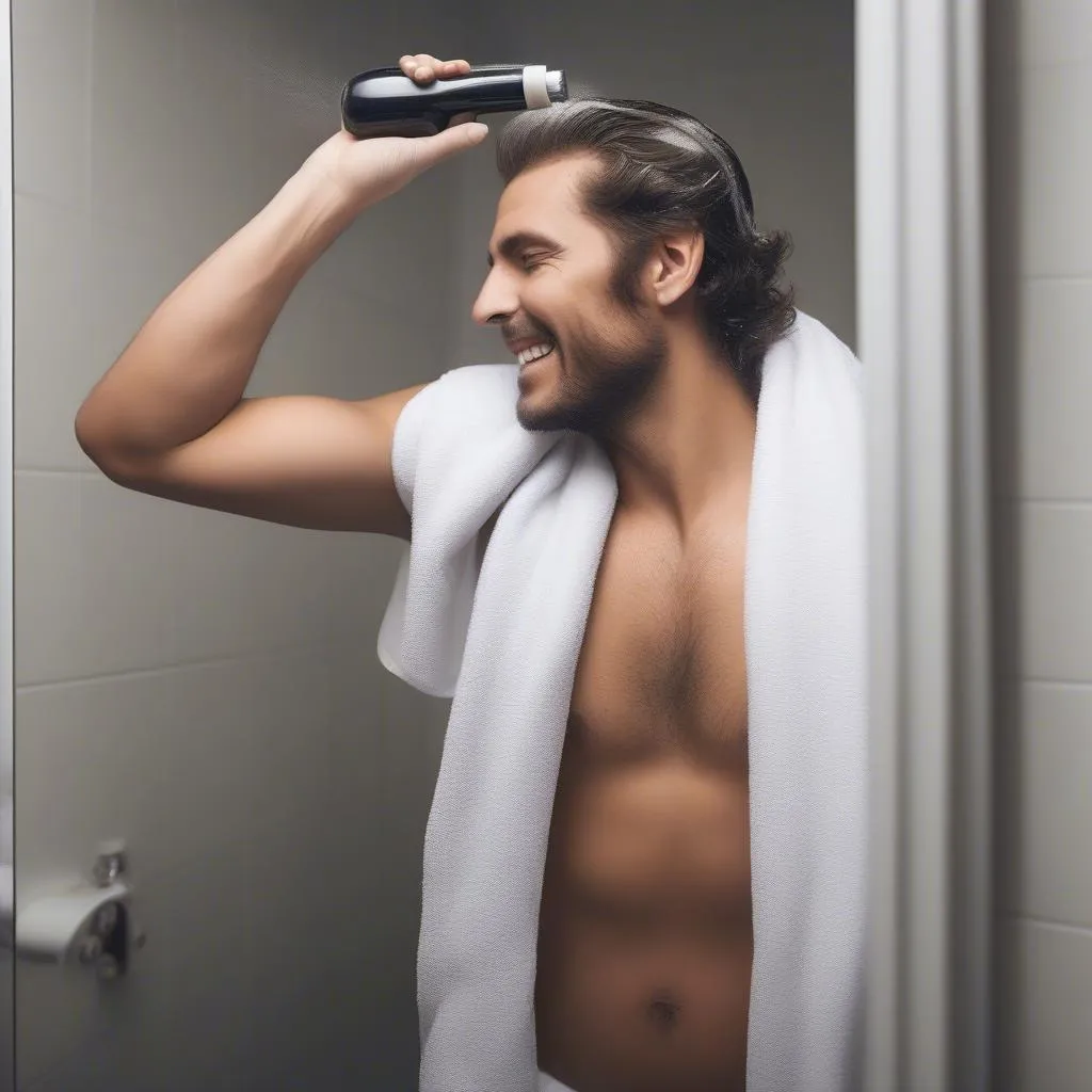 man-using-hair-spray