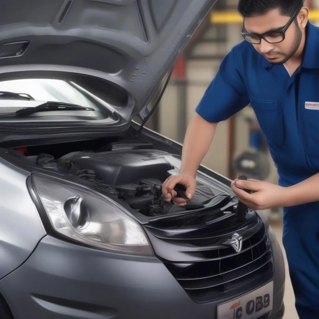 Car diagnostics on a Maruti Ertiga