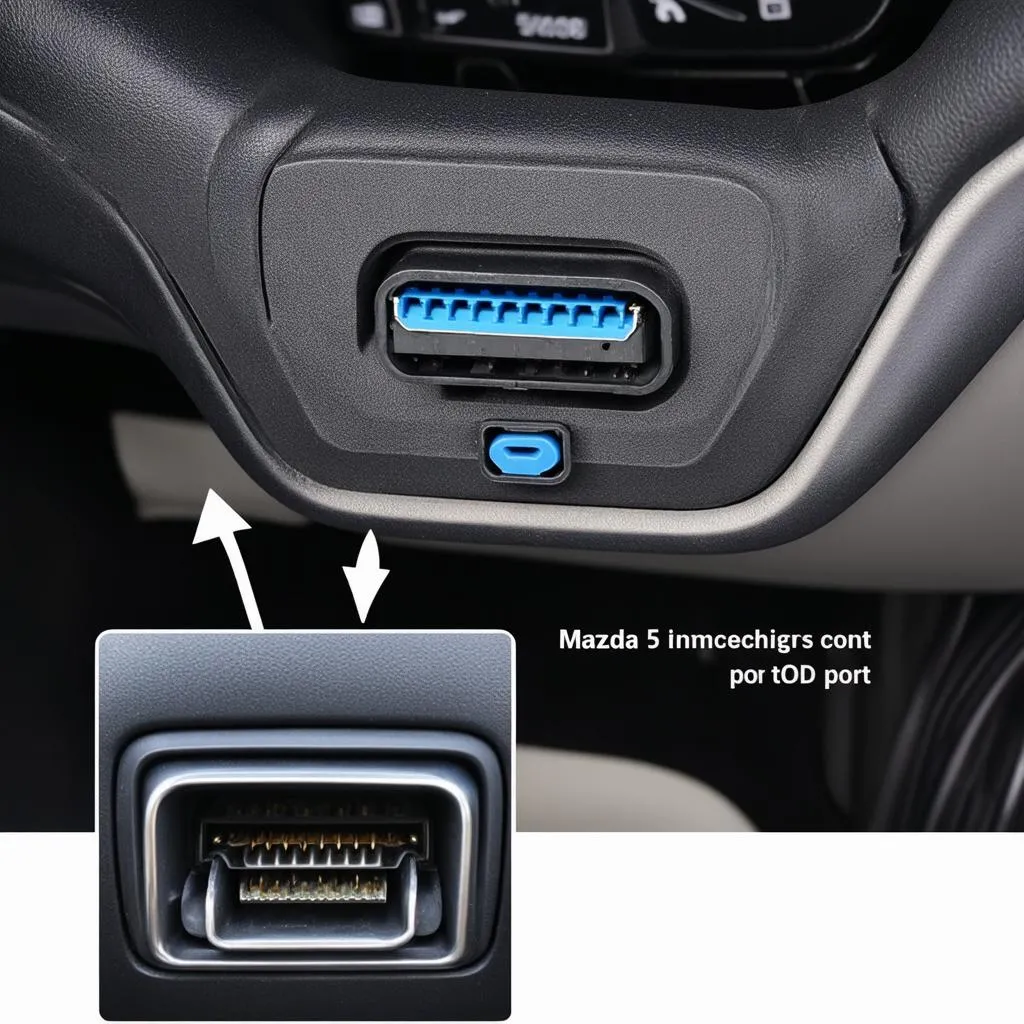 Mazda 5 OBD Port Location