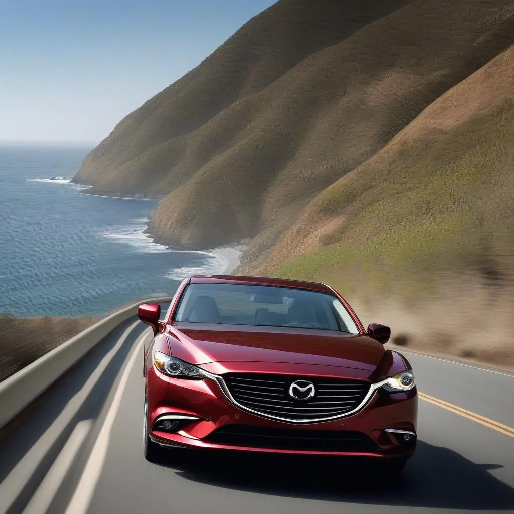 2015 Mazda 6 on the Road