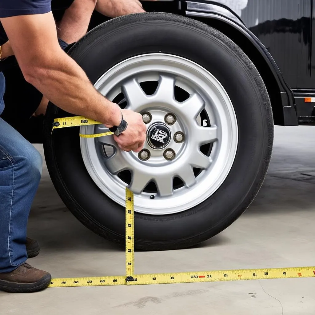 Measuring Trailer Wheels