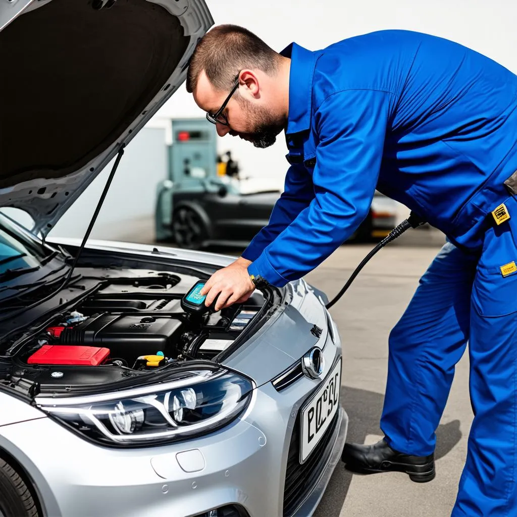 Car Mechanic at Work