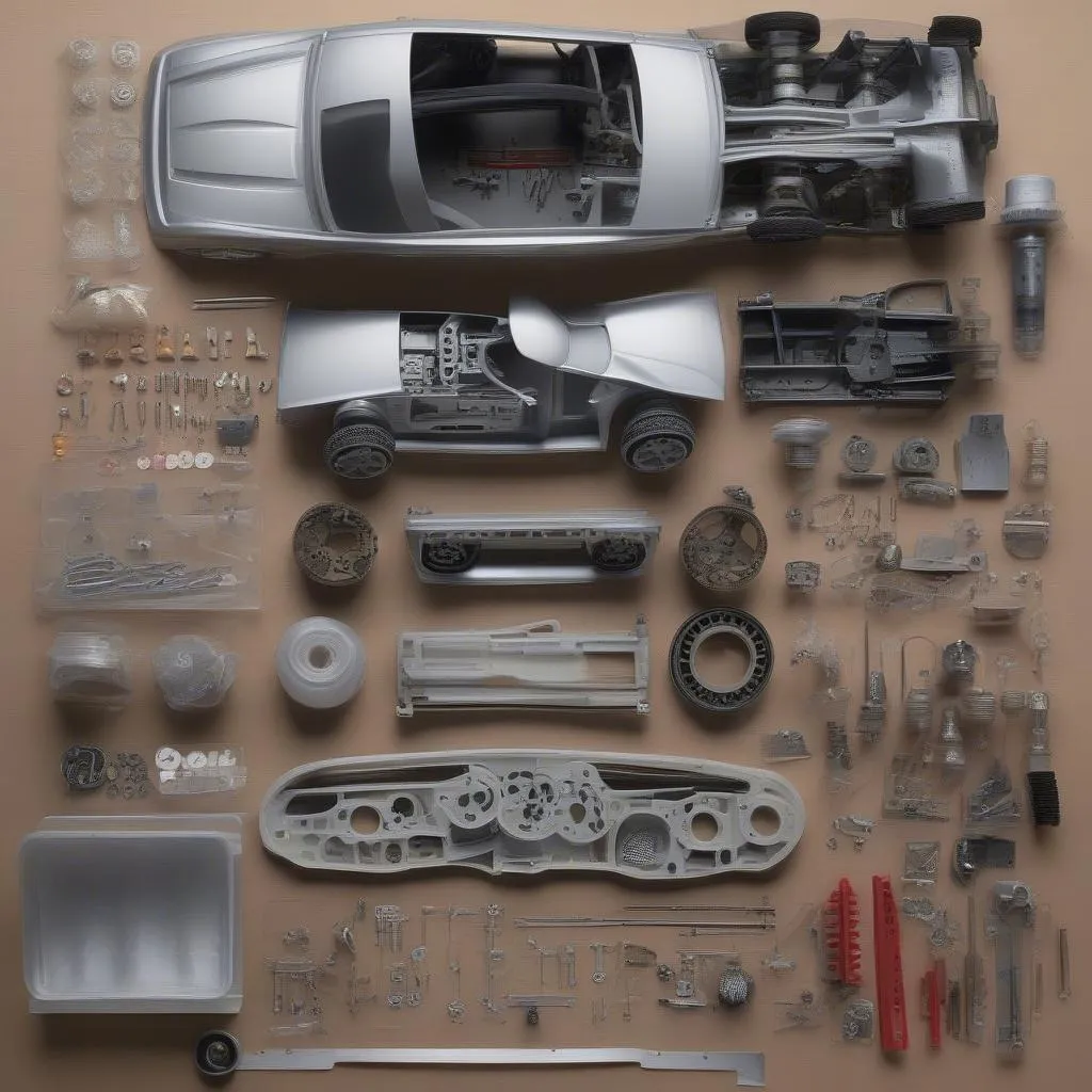 model car parts