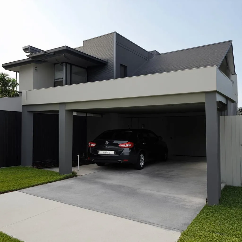 modern carport