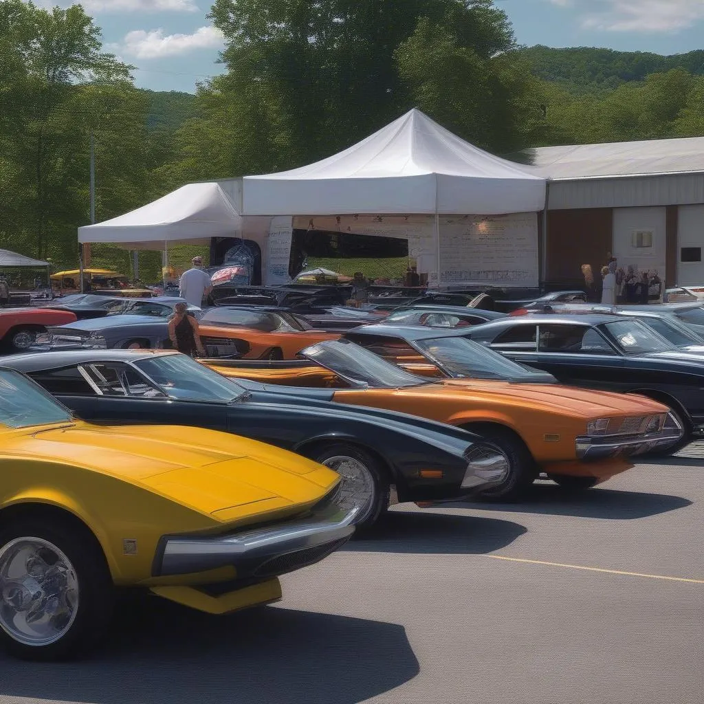 Modern Car Show in West Virginia