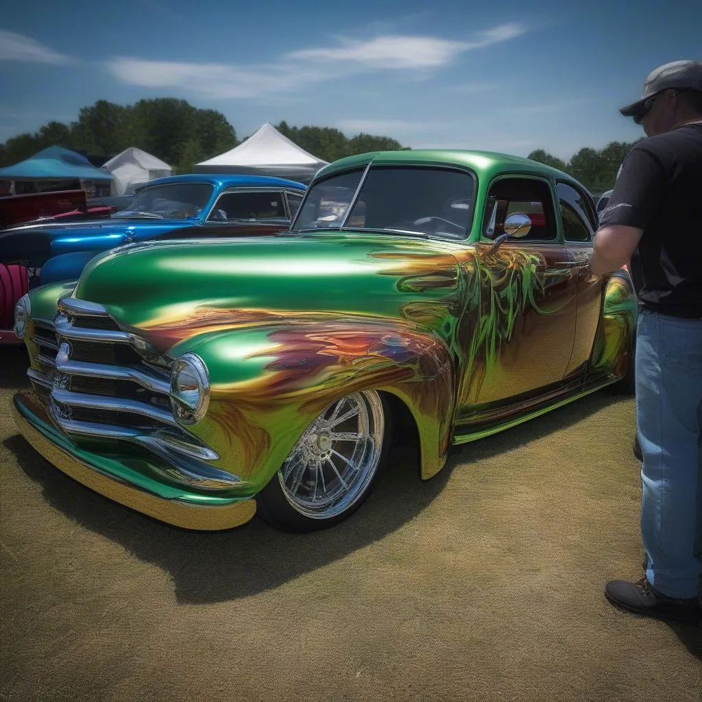 Modified car show