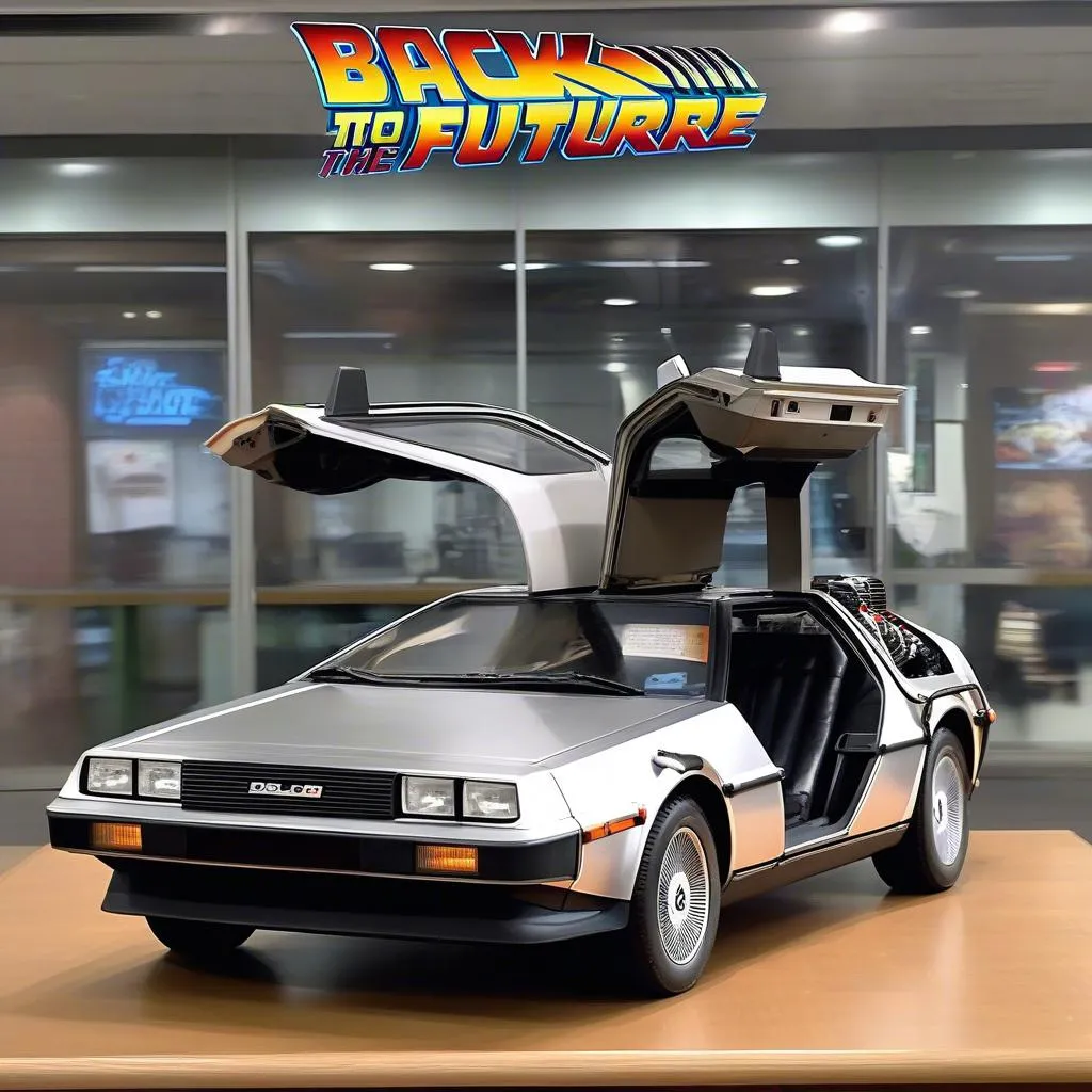 DeLorean time machine for sale - Back to the Future