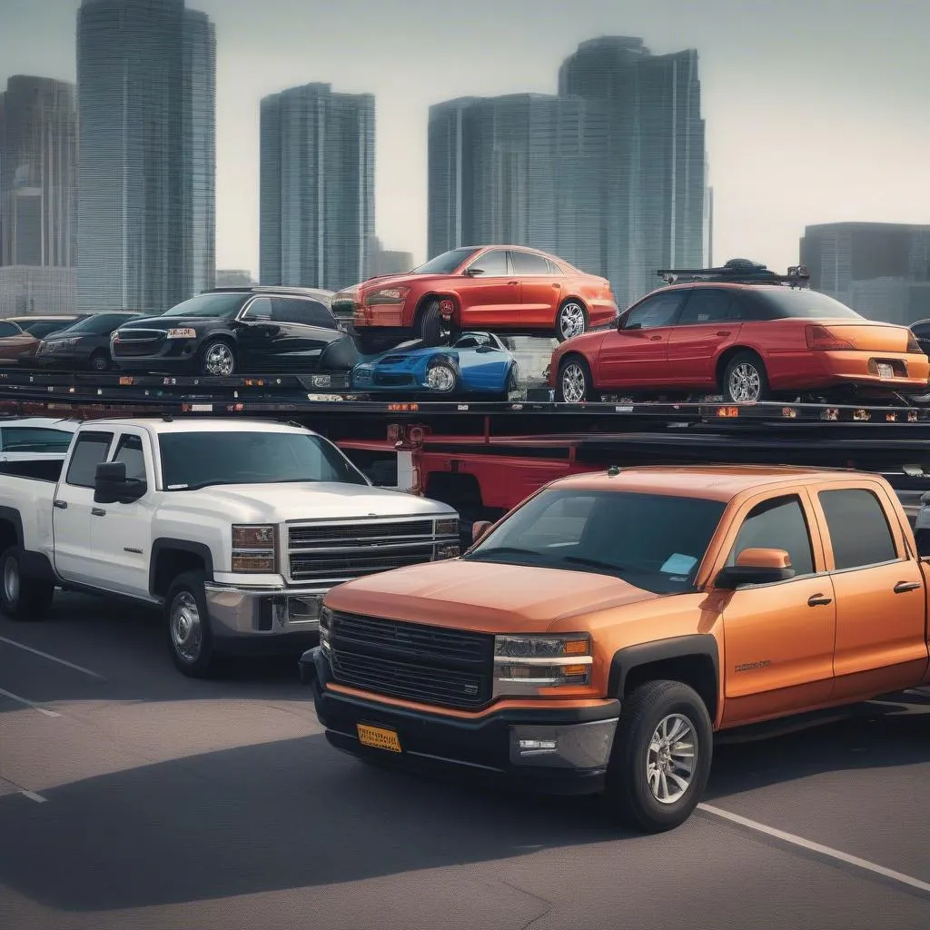 Multi-Car Towing for Auto Auctions