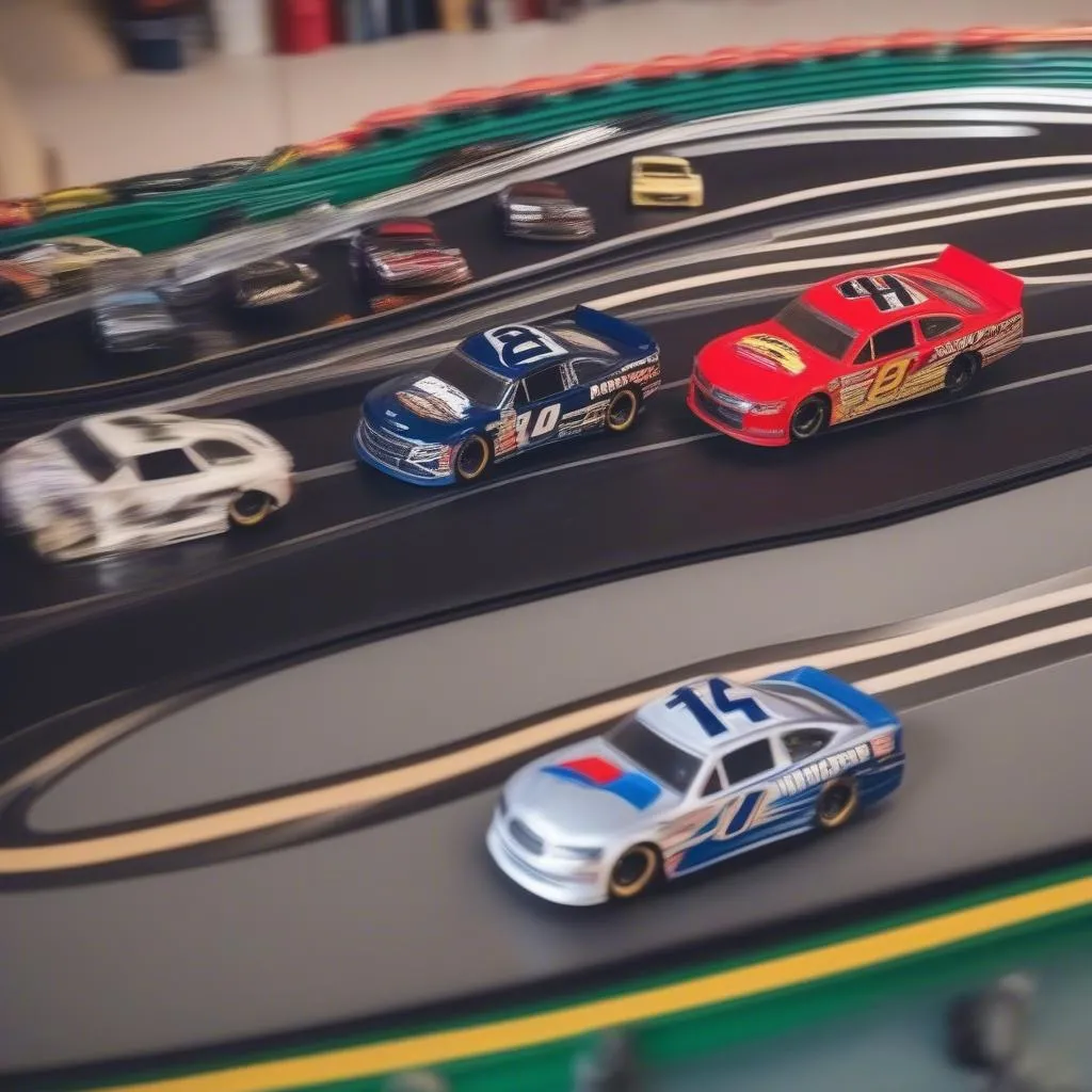 NASCAR slot car track