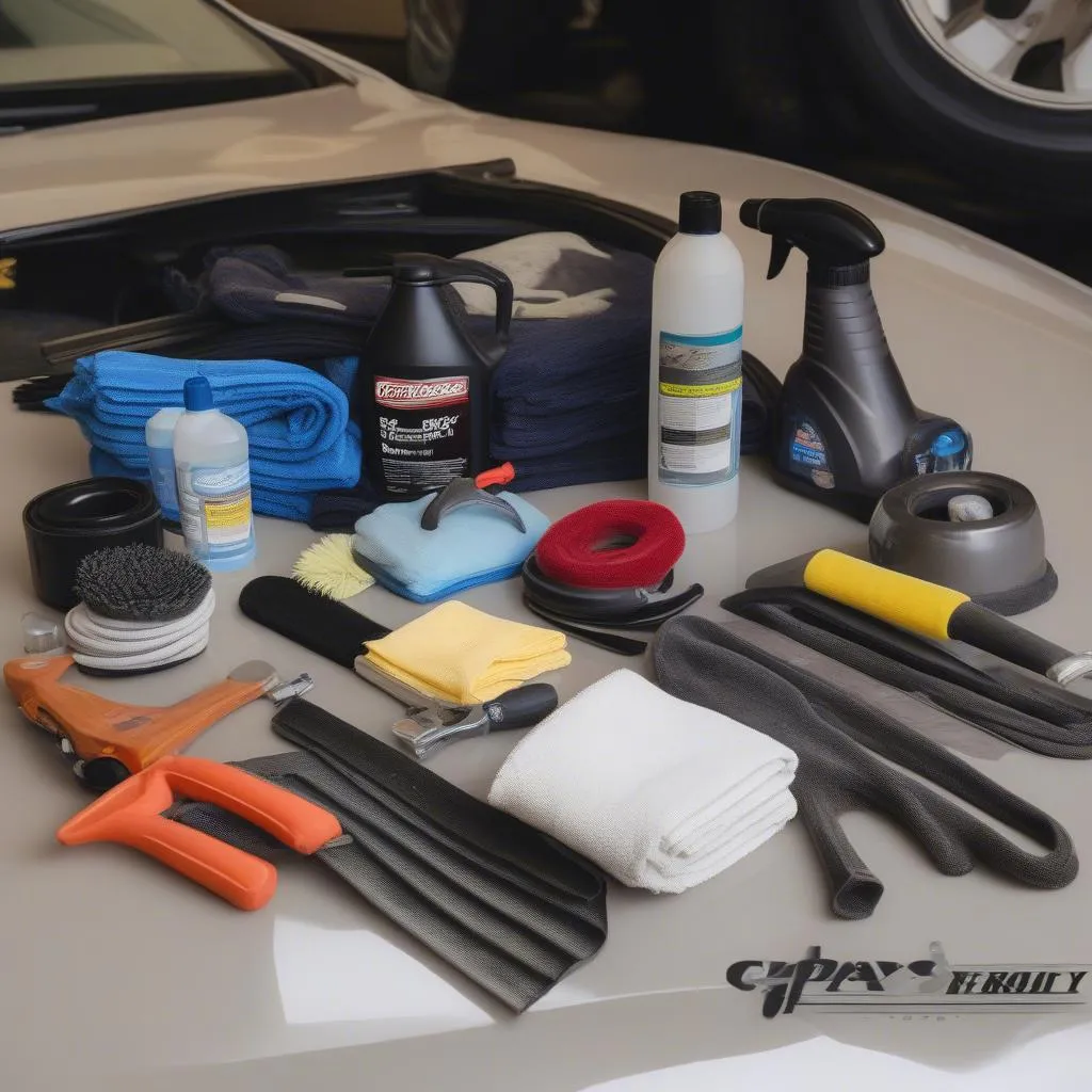 Nissan Car Detailing Tools