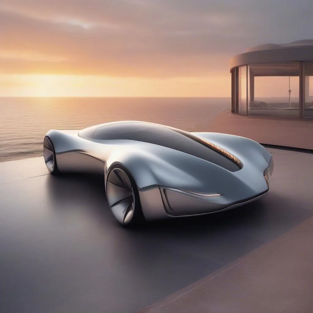 Futuristic No Door Car