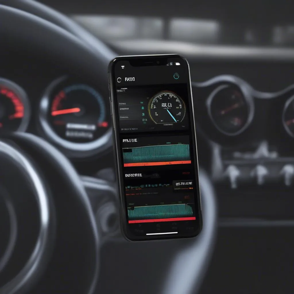 OBD app dashboard