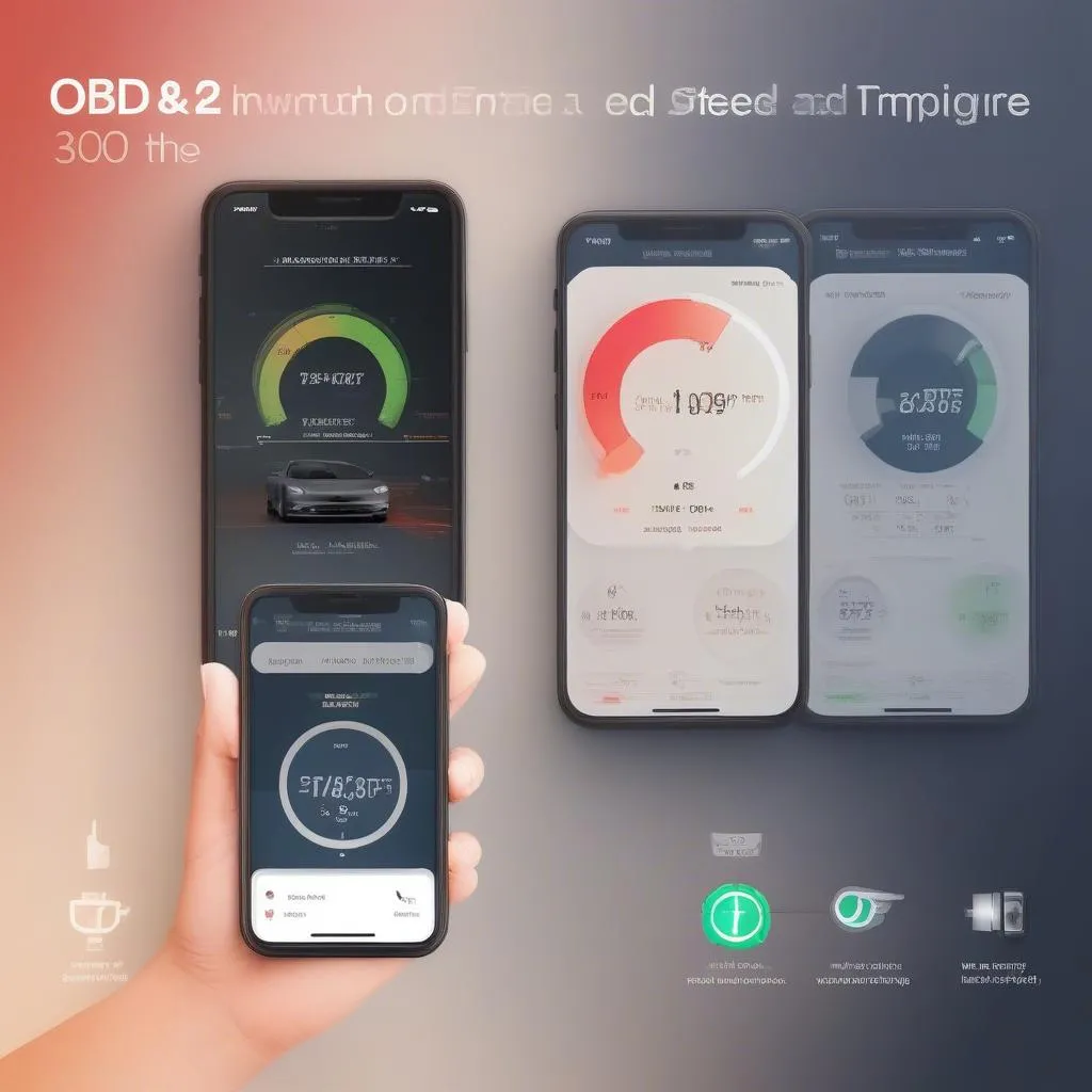 Jaguar OBD app displaying real-time data