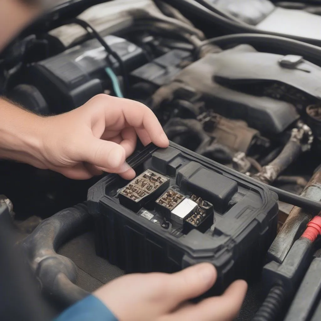 What is the OBD connector block and why is it important?