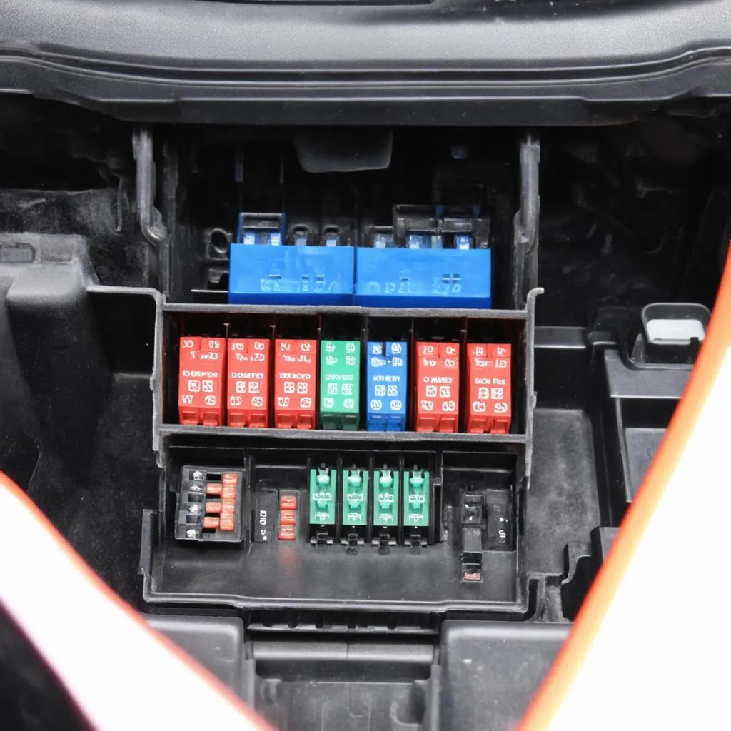 2011 crown vic fuse box location