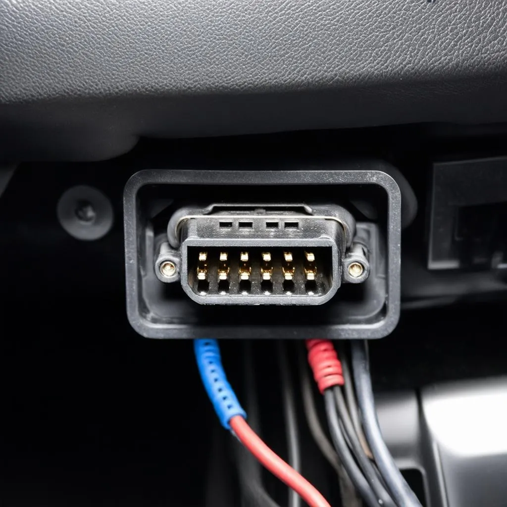 OBD-II Port on a Car