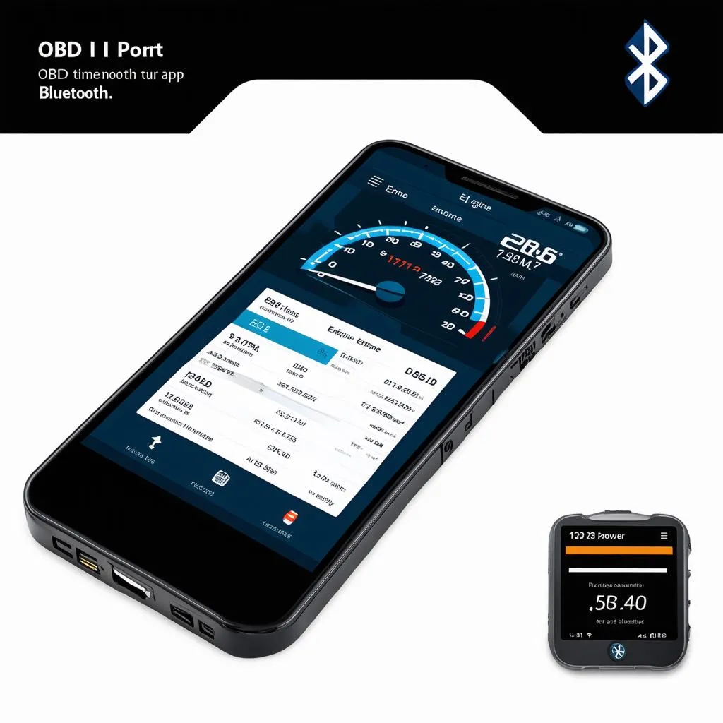 OBD II Port Bluetooth App Dashboard