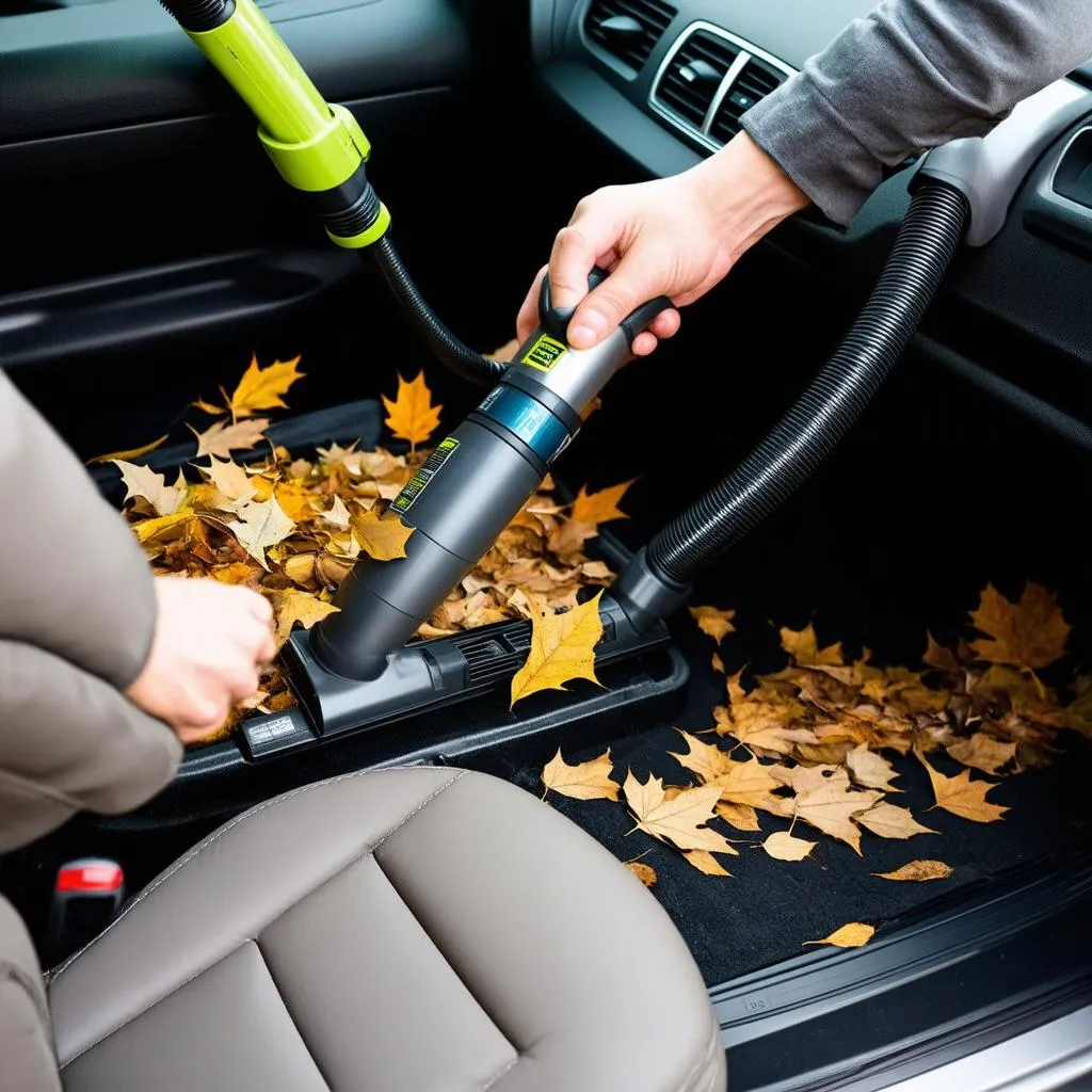 OBD Leaf Vac in Action