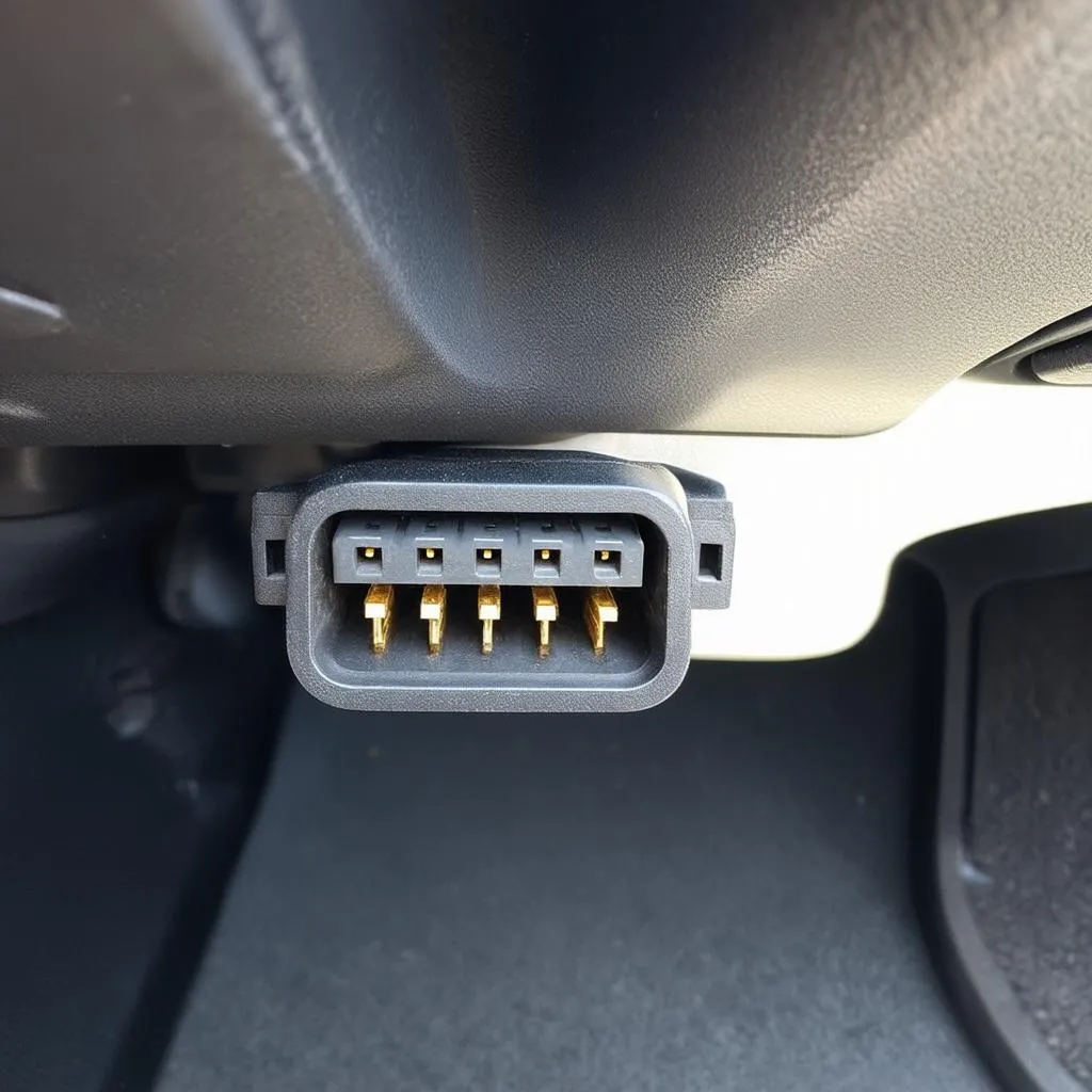 Where is the OBD Plug on a 1995 Honda Accord?