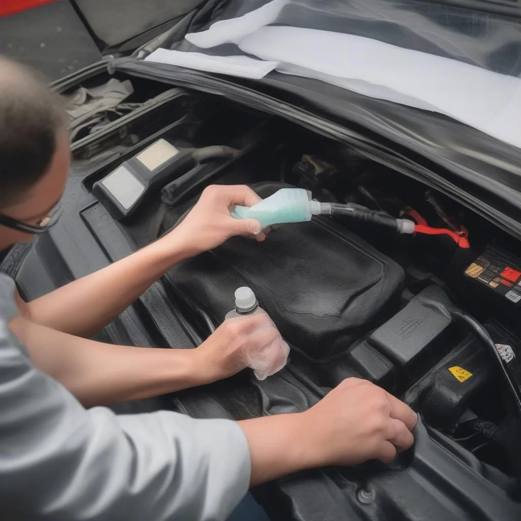 Cleaning OBD port