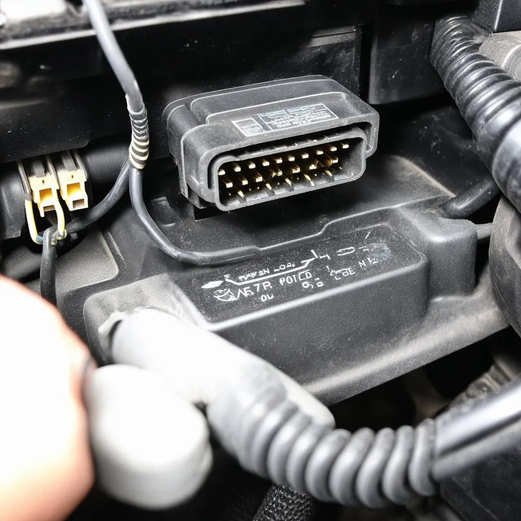 OBD port connection