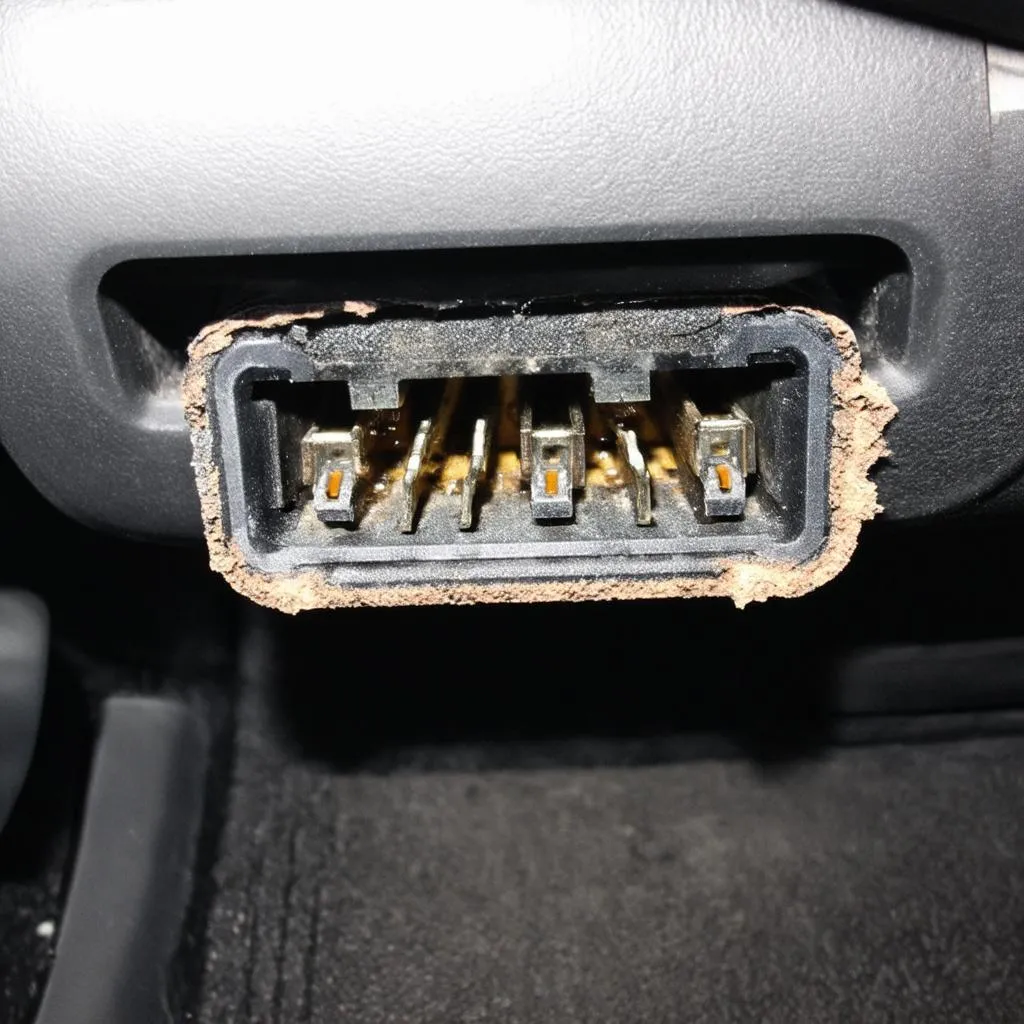 OBD port corrosion