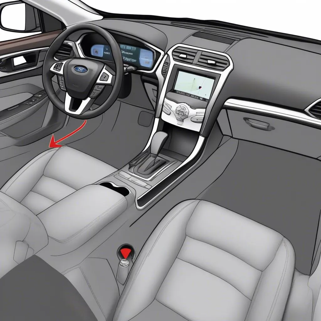 Ford Fusion OBD Port Location Diagram