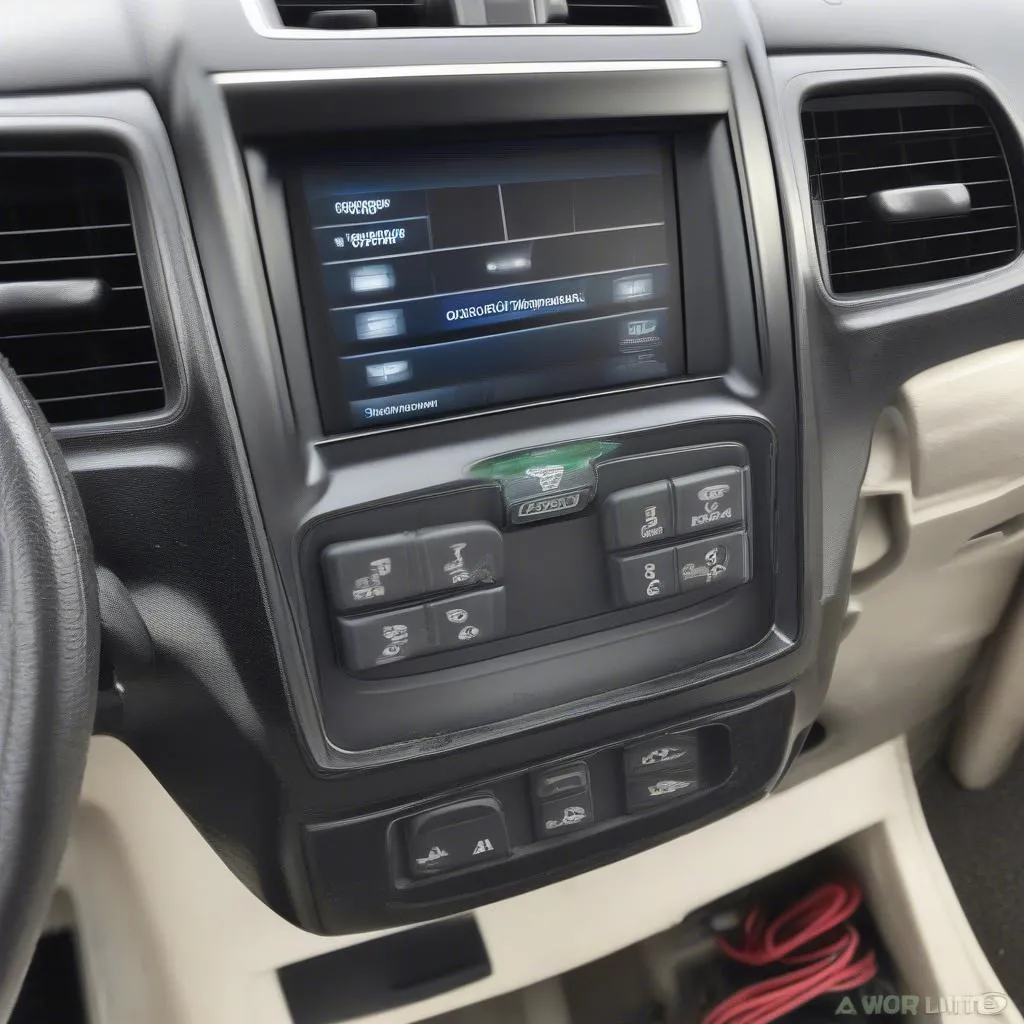 OBD Port Location on a 2012 Chrysler Town and Country