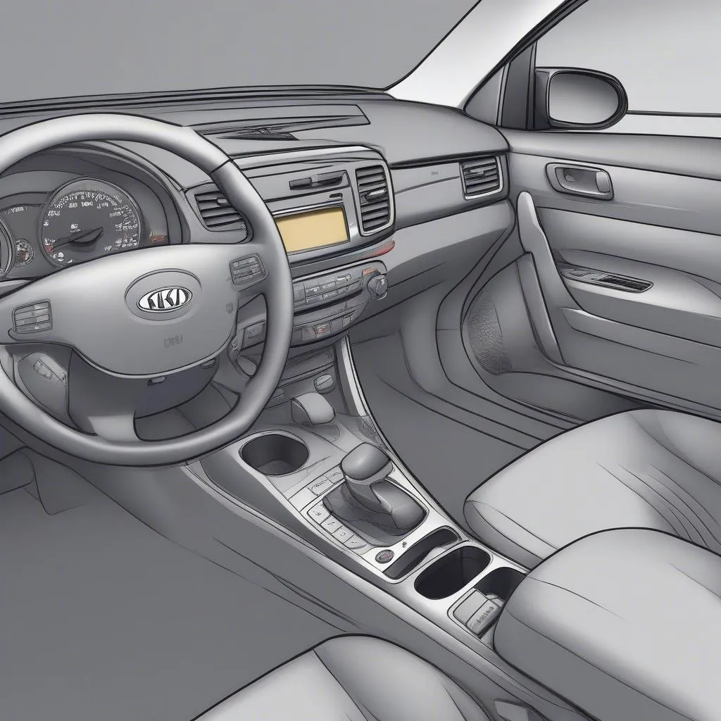 Kia Spectra OBD Port Location