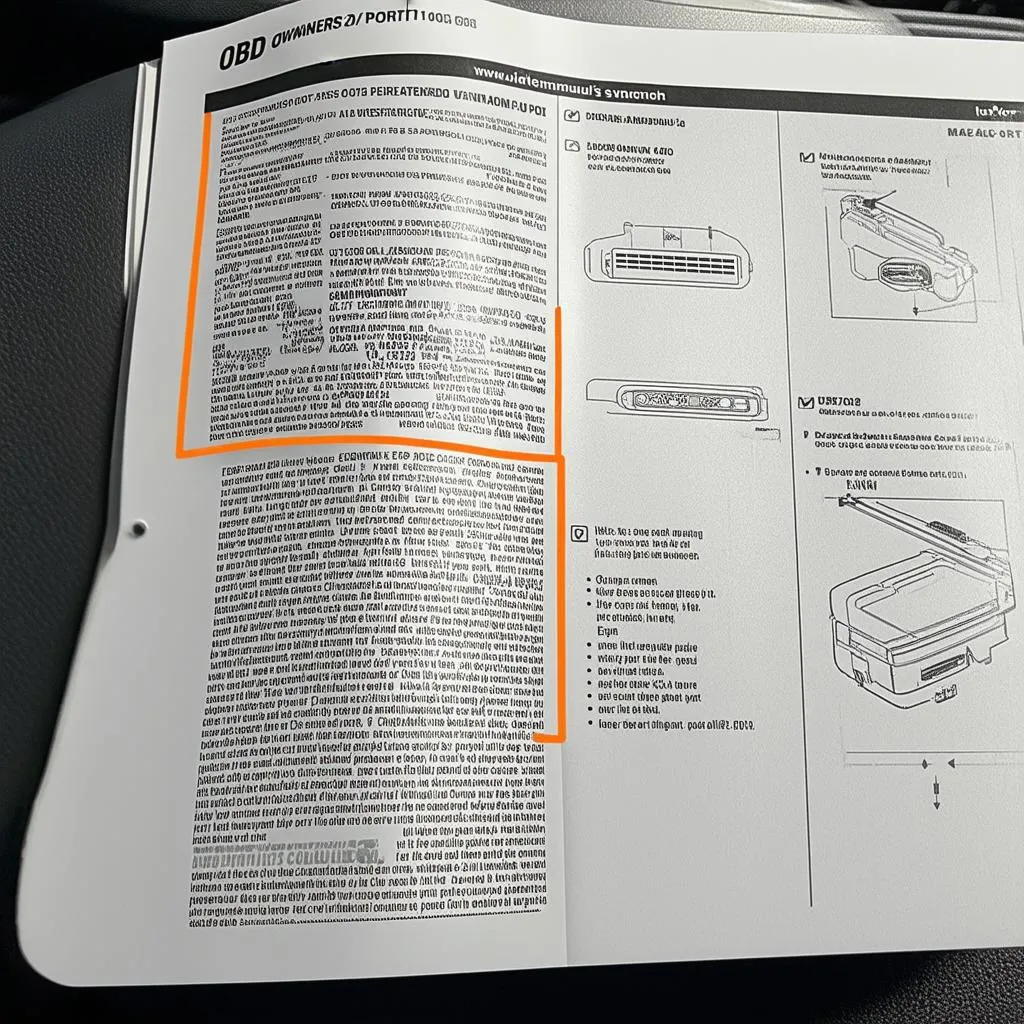 OBD Port Location in Owner's Manual