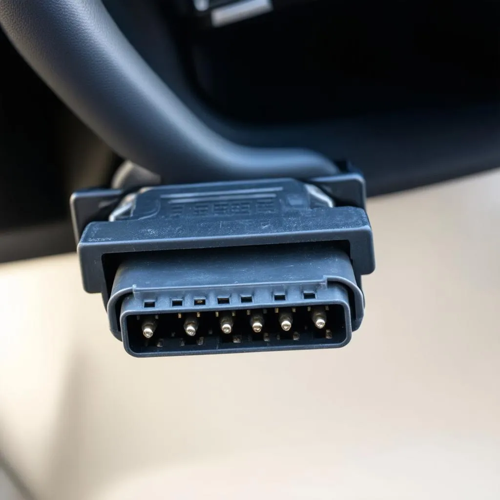 Where is the OBD Port on a 2005 Renault Scenic?